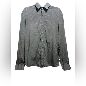 Men’s Buttercloth Regular Fit Button Front Shirt Size Medium